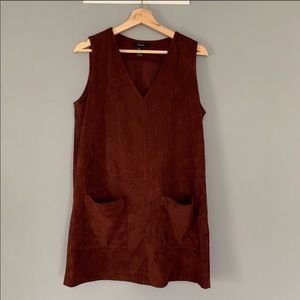 Suede burgundy jumper